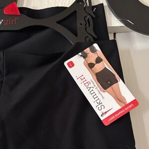 Skinnygirl Black Laser Cut Shorts - 2 pair